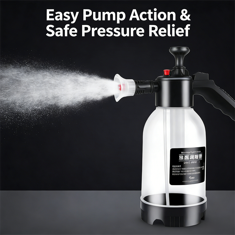 Car Washing Spray Pot Foam Spray Pot 2L Spray Type with Pressure Relief Valve USA