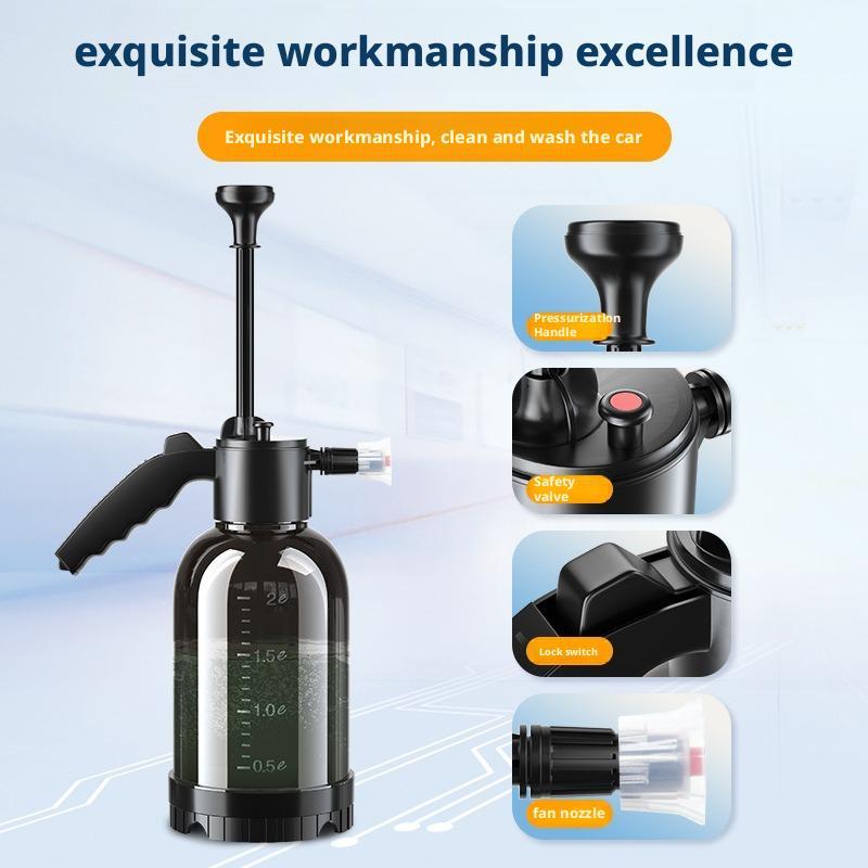 Car Washing Spray Pot Foam Spray Pot 2L Spray Type with Pressure Relief Valve USA