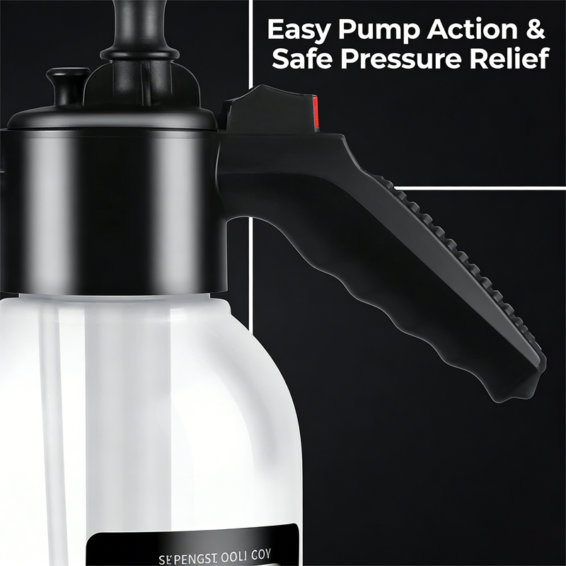 Car Washing Spray Pot Foam Spray Pot 2L Spray Type with Pressure Relief Valve USA