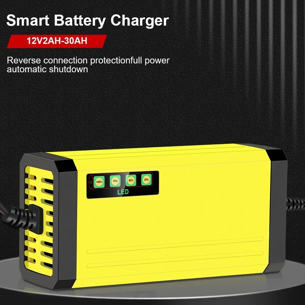 Car Battery Charger 12V 2A 220V Power Puls Repair Charger Wet Dry Lead Acid New