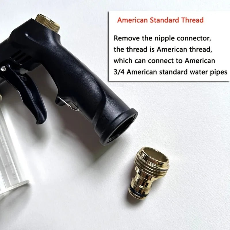 Car Snow Foam Washer Gun High Pressure Garden Wash Cleaning Soap Bottle Sprayer USA